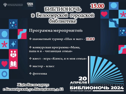 Библионочь в библиотеках Воскресенска