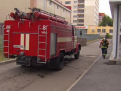 В уфимском ТЦ "Меркурий" ликвидировано открытое горение