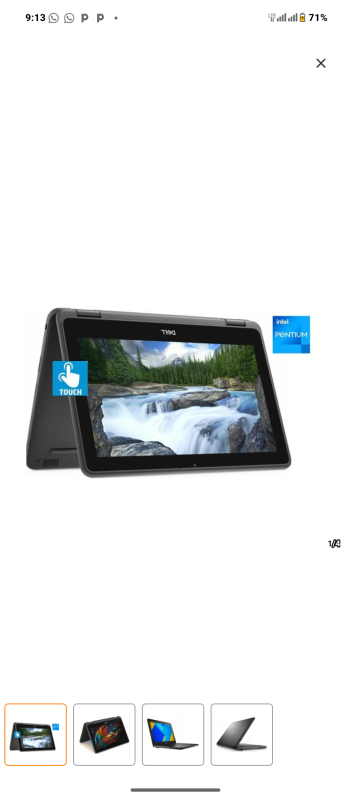 DELL LATITUDE 11 X360 Laptop- CONVERTIBLE TO TAB 128GB SSD