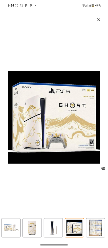 Sony Playstation 5 Ghost of Yotei Gold Limited Edition