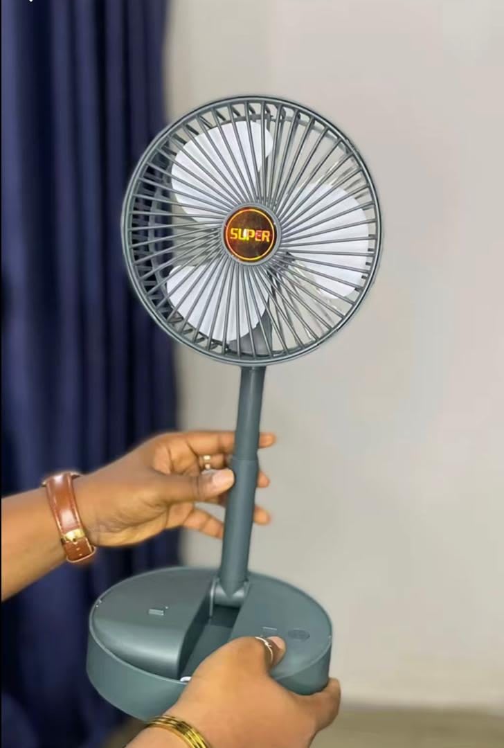 Dual phone holder and telescopic fan — photo 2