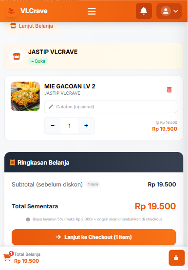 Langkah 2 - Periksa Keranjang