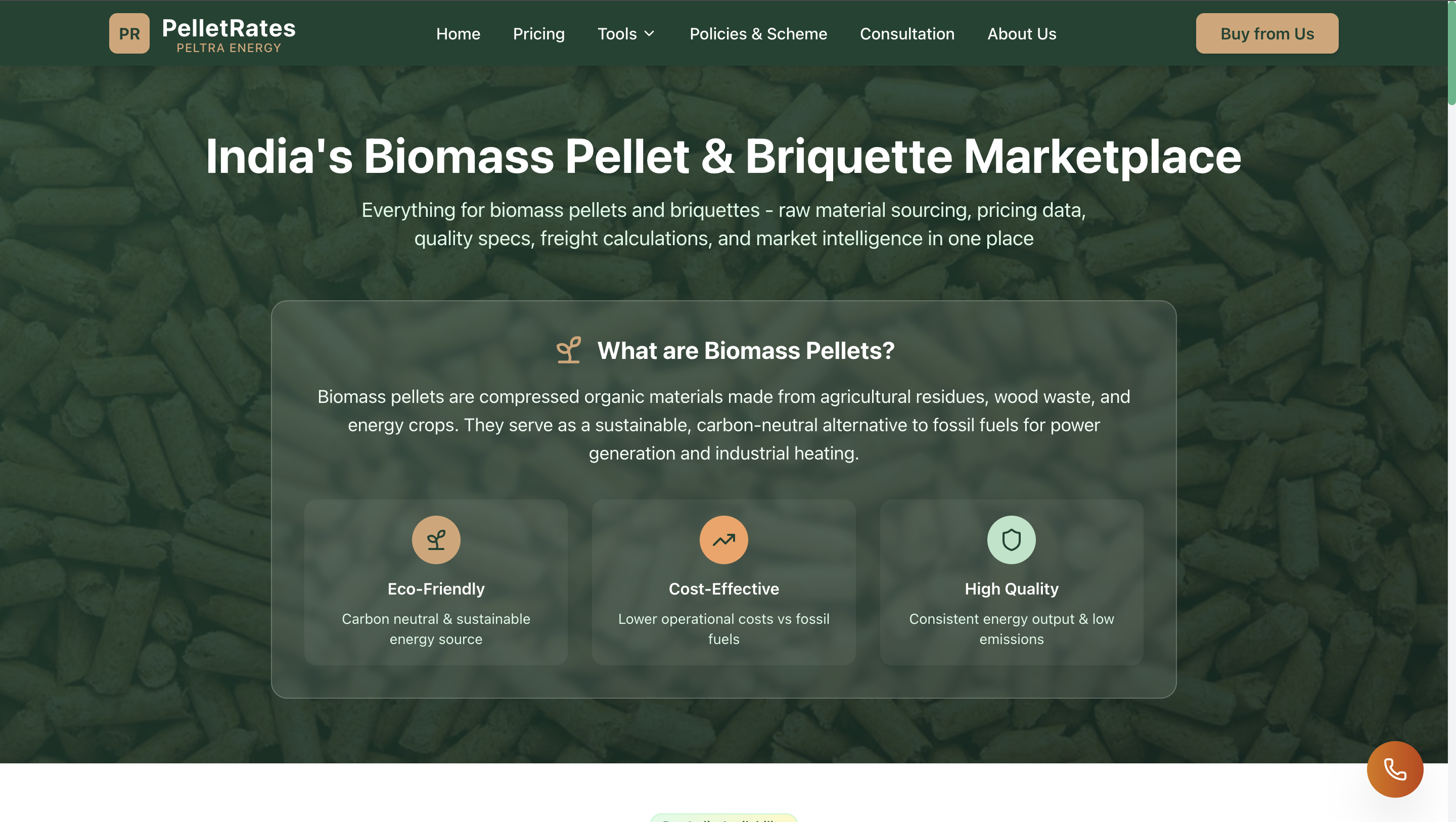 Pelletrates platform