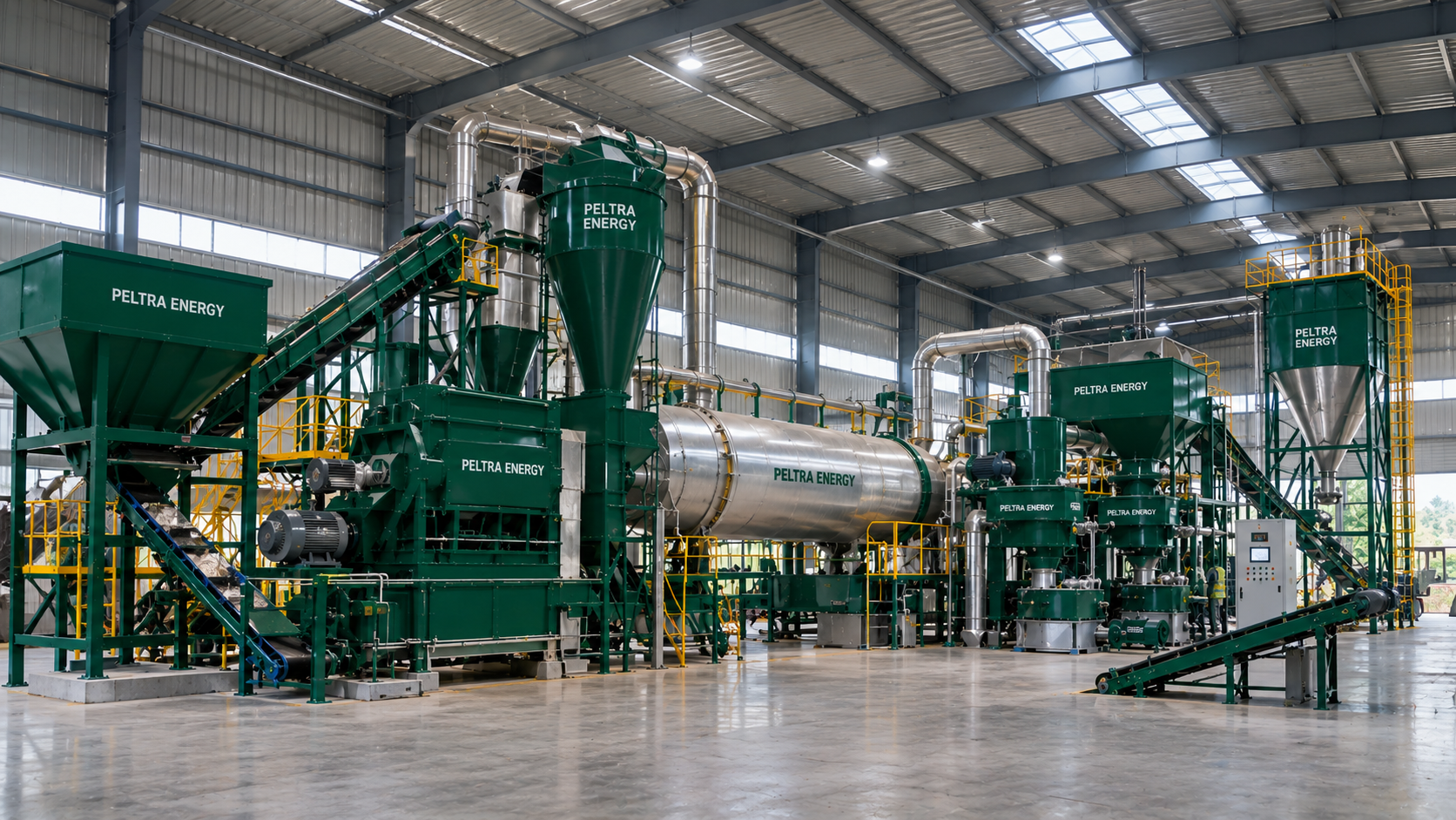 Biomass pellet plant in India