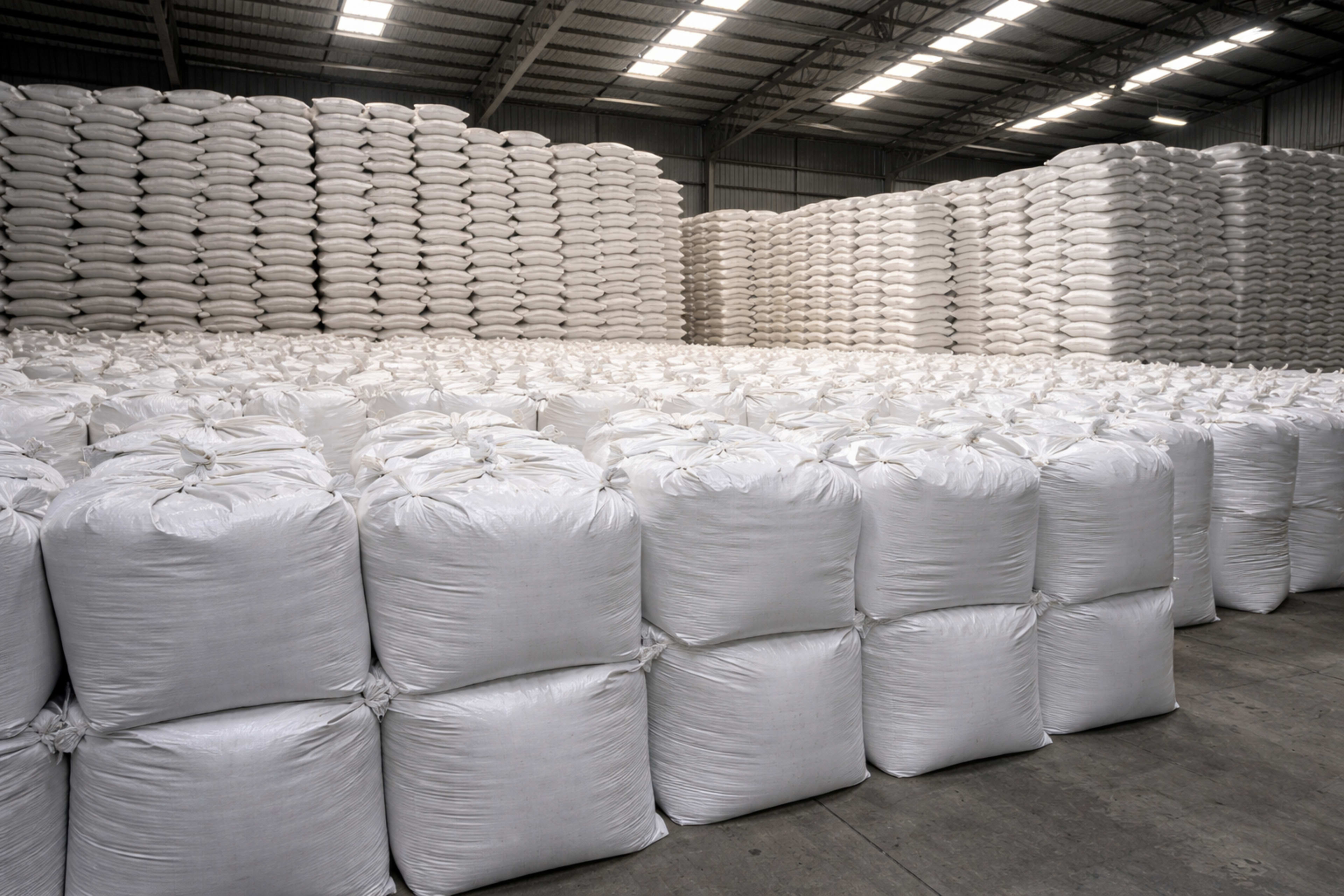 Bulk biomass warehouse