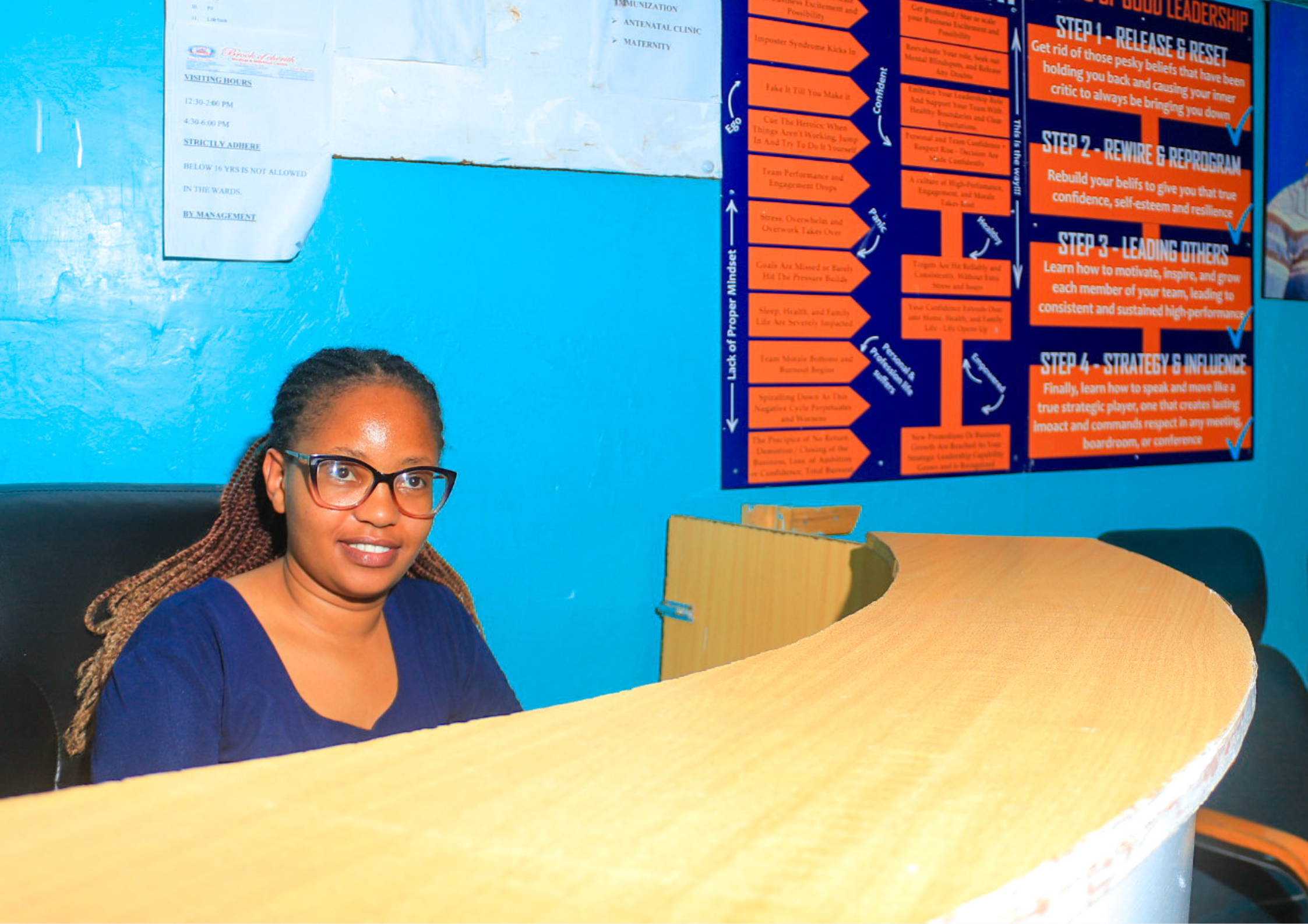 Reception Area at Main Hospital
