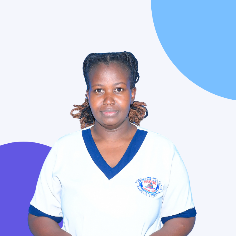 Nurse Precious Naomi at Ol Jororok Branch