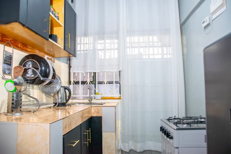 Fully equipped kitchen in Nyahururu Airbnb