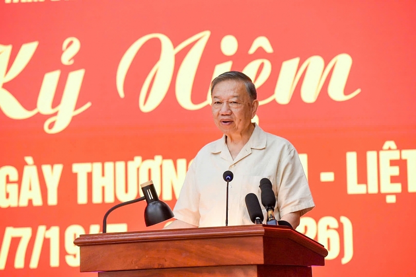 Tổng Bí thư, Chủ tịch nước Tô Lâm thăm và tặng quà thương binh, bệnh binh tại Bắc Ninh