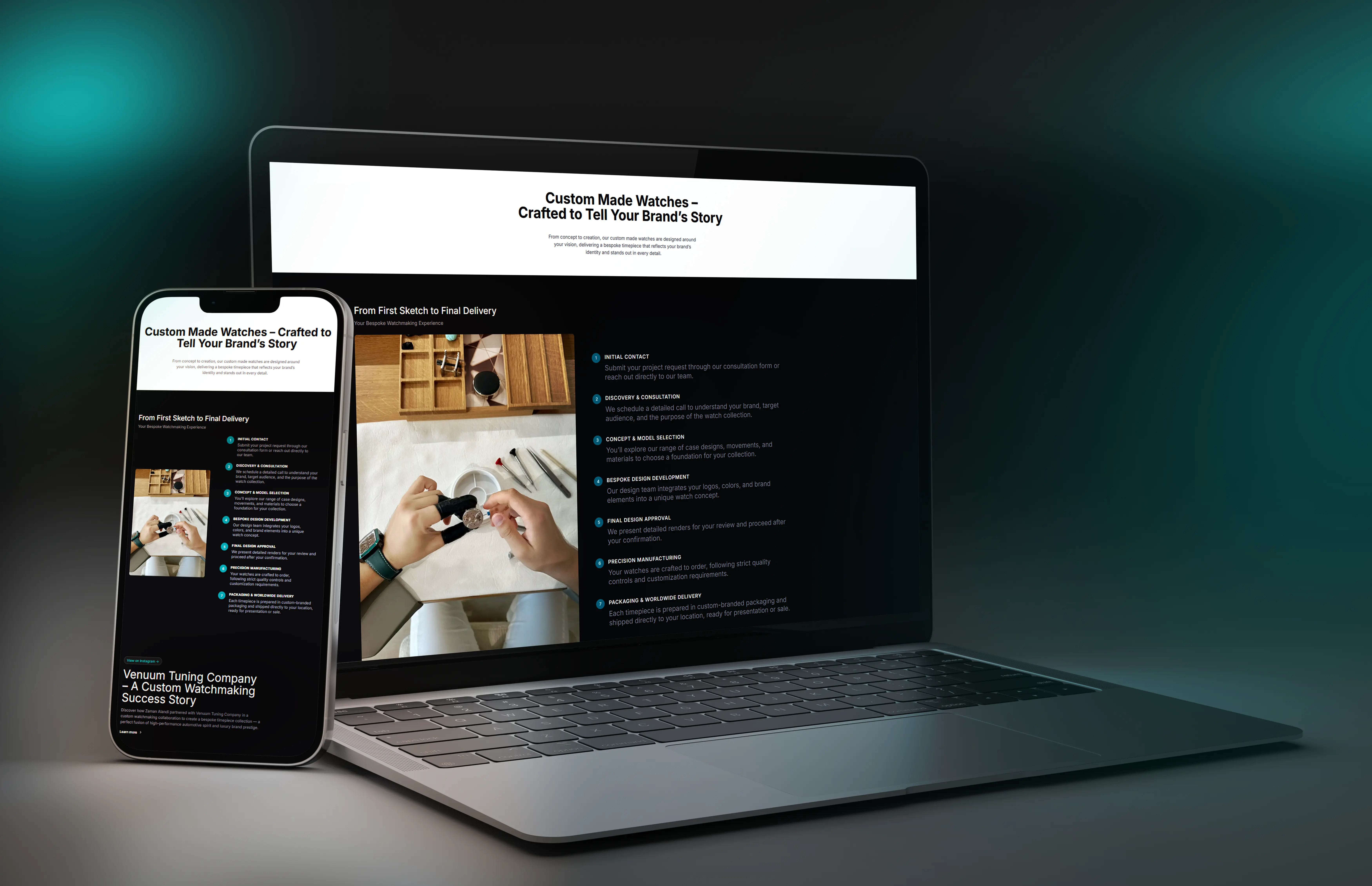 7-Step Client Experience in the Manufacturing Process