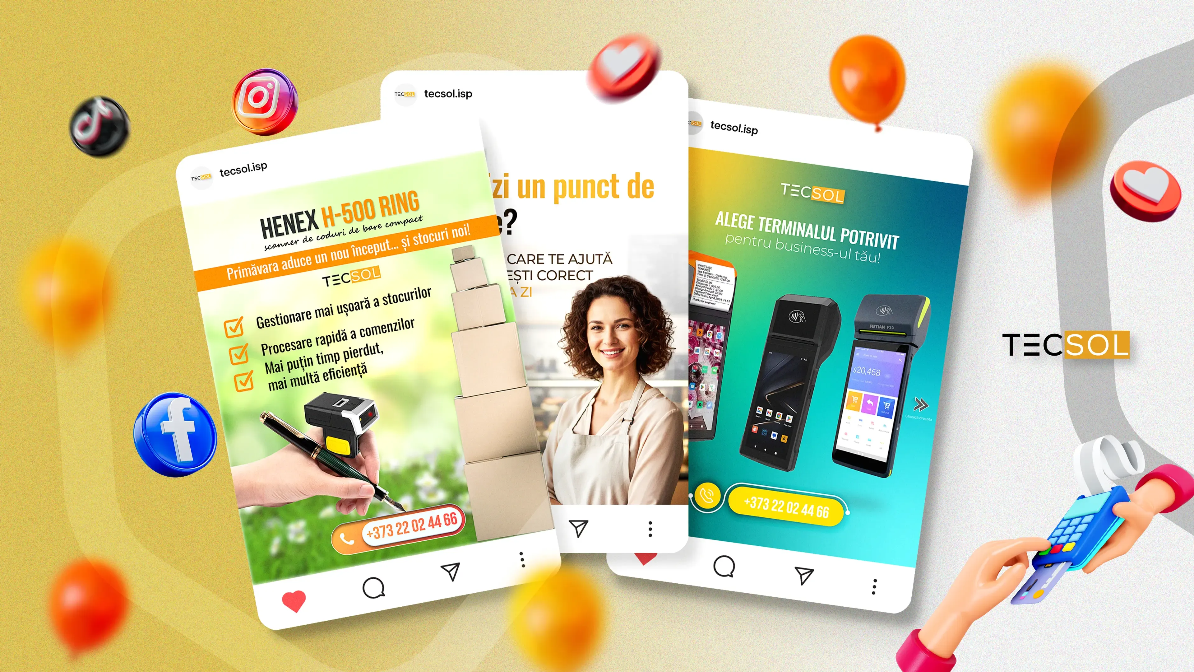 TECSOL Social Media Content System