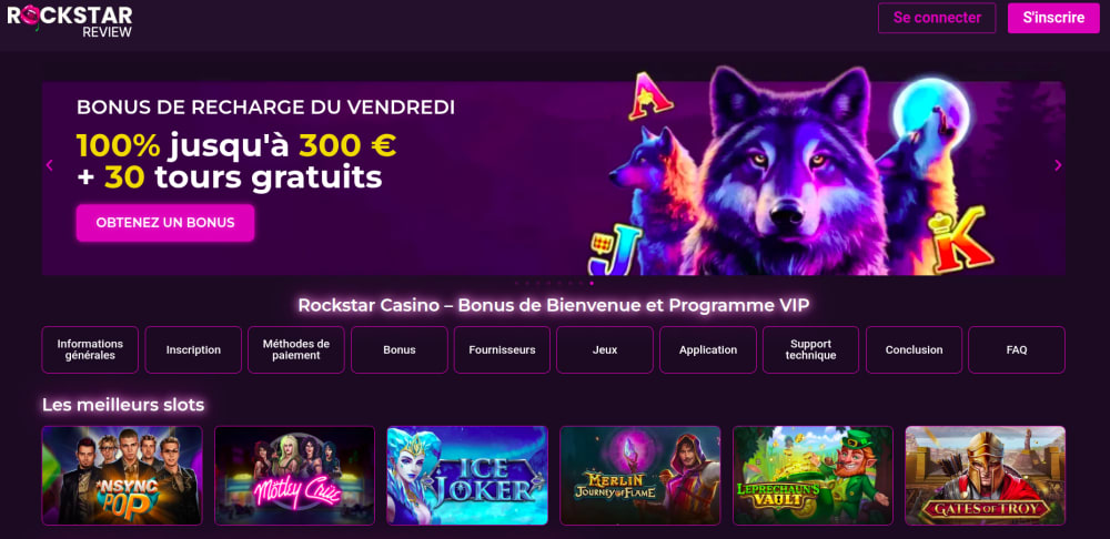 Casino en ligne : 5 atouts qui font de Rockstar Casino un site à suivre