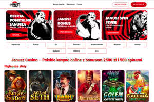 Janusz Casino – legalne kasyno online z obsługą w języku polskim