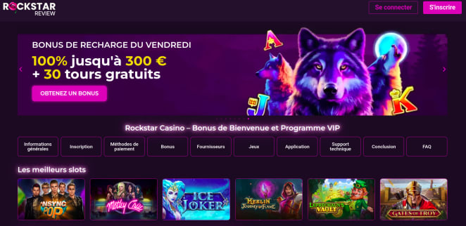 Casino en ligne : 5 atouts qui font de Rockstar Casino un site à suivre