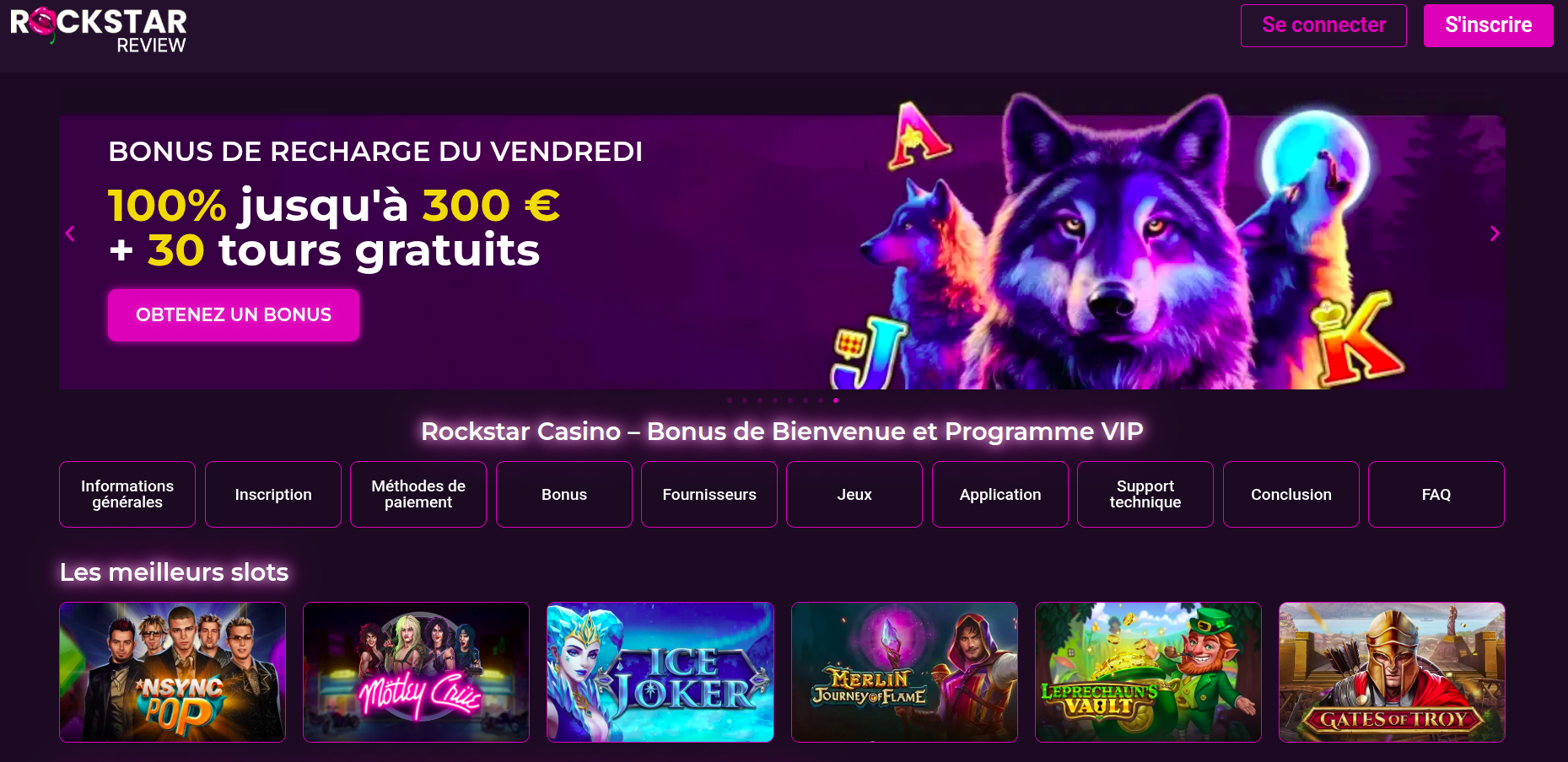 Casino en ligne : 5 atouts qui font de Rockstar Casino un site à suivre