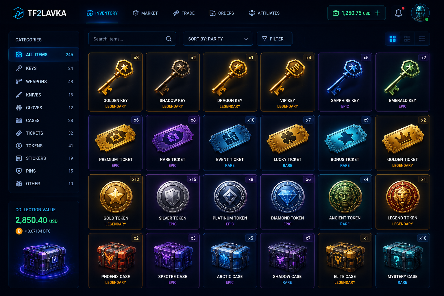 Как безопасно подготовить ключи к обмену через Steam