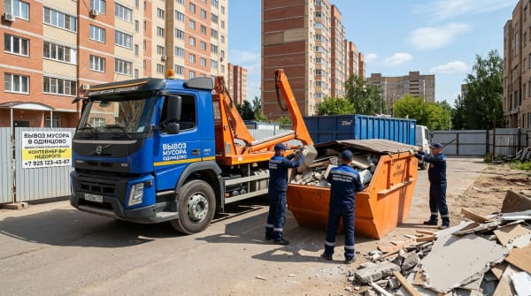 Вывоз старой мебели из квартиры в Одинцово с грузчиками