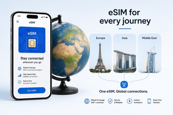 Как купить eSIM перед поездкой: трафик, срок и направление