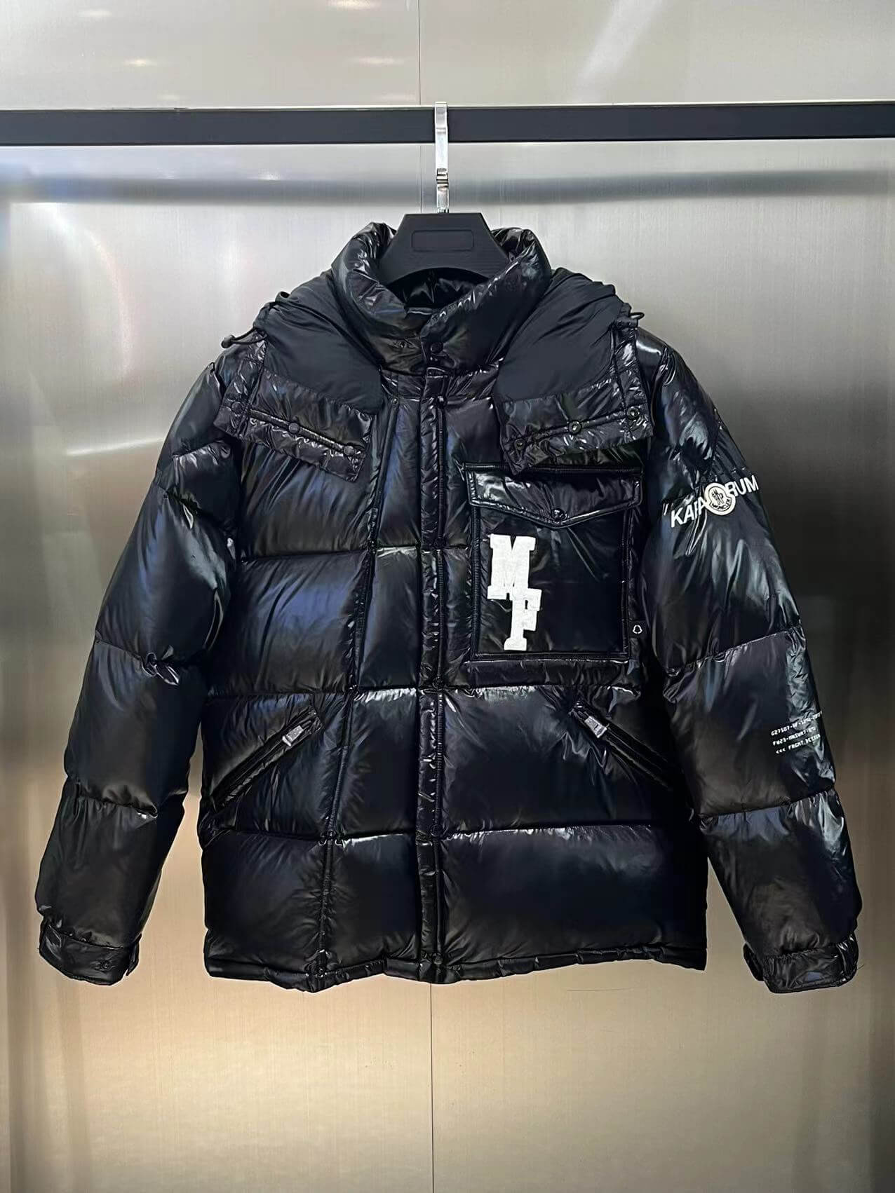 Best Moncler Black Hanging Jacket - Image 9
