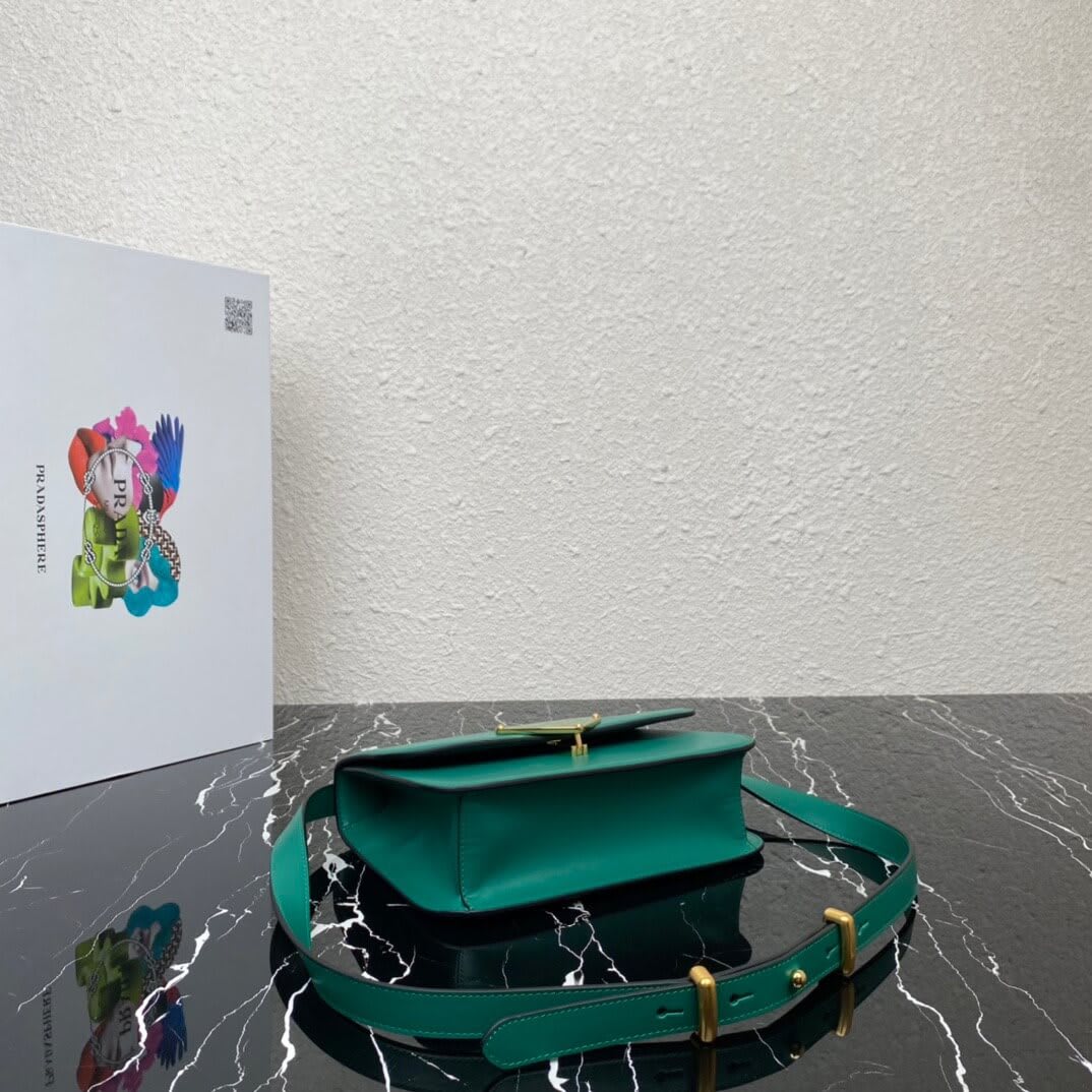 Prada Embleme Leather Bag - Image 9
