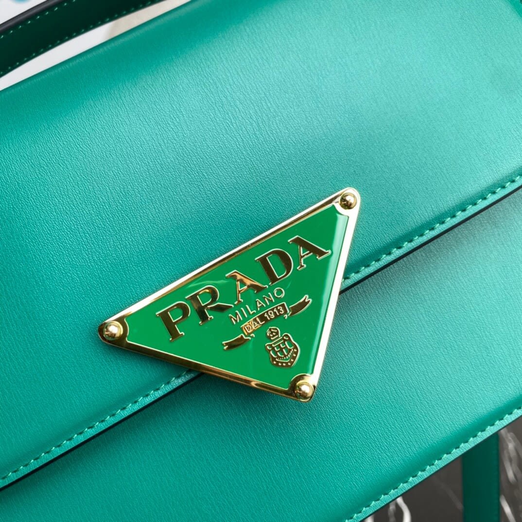 Prada Embleme Leather Bag - Image 8