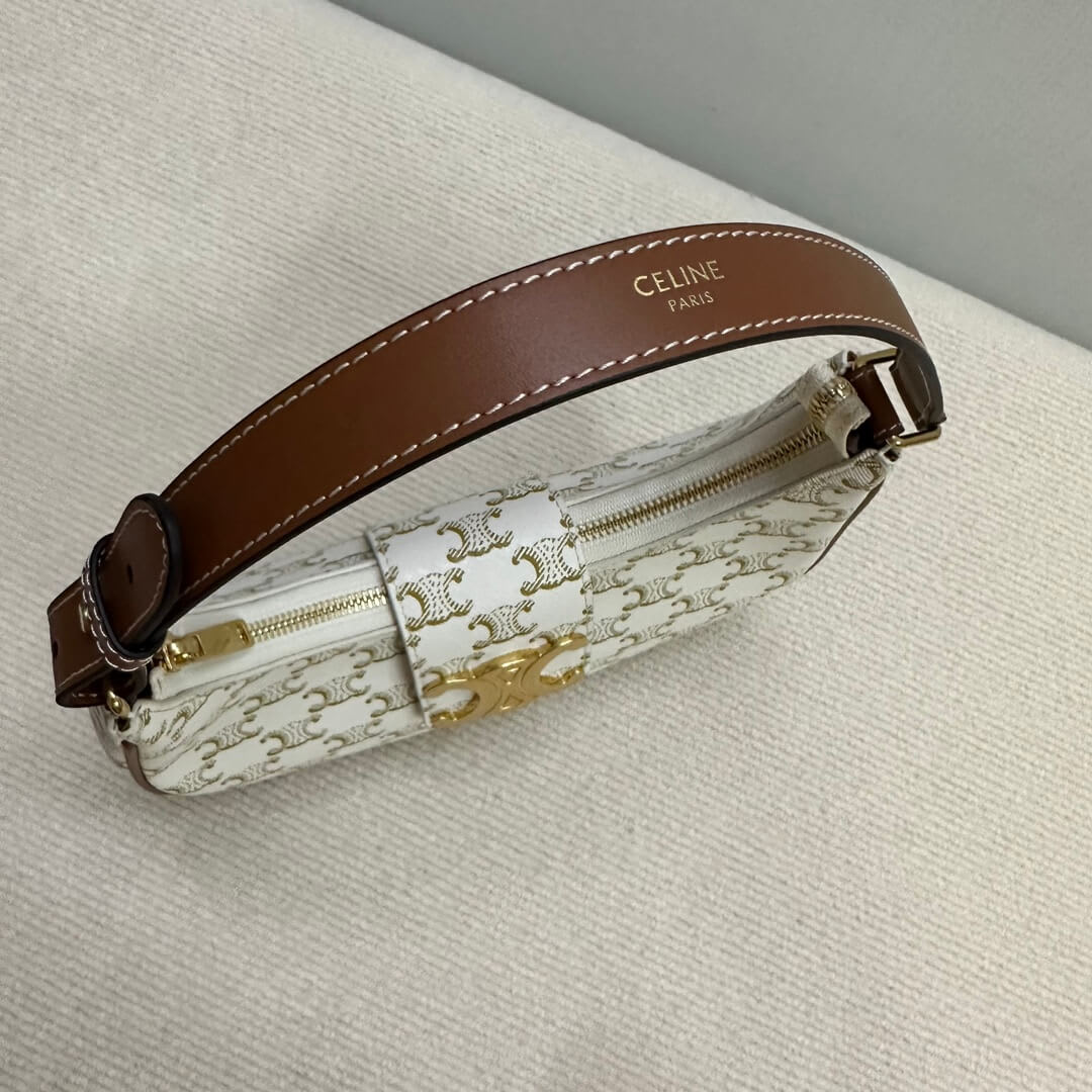 Celine TRIOMPHE CANVAS Logo Bag - Image 9