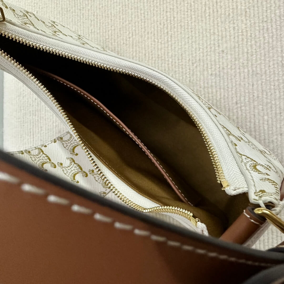 Celine TRIOMPHE CANVAS Logo Bag - Image 5