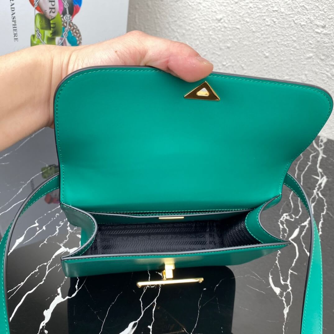 Prada Embleme Leather Bag - Image 6