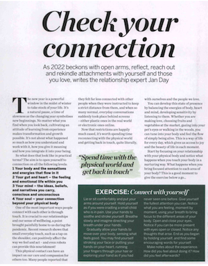 Jan Day featured in Psychologies, February 2022