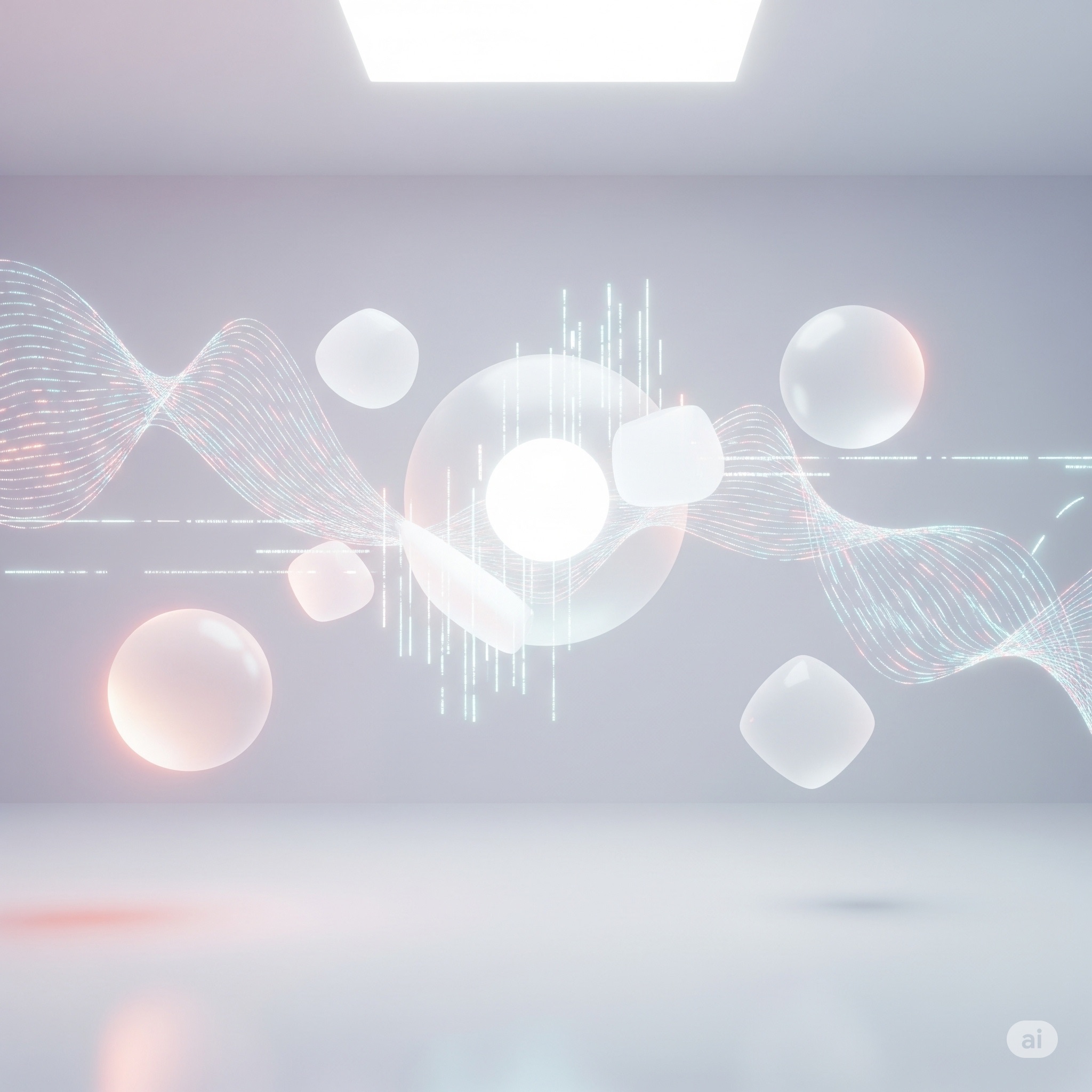 A conceptual image of a futuristic digital interface