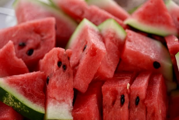 sliced watermelon