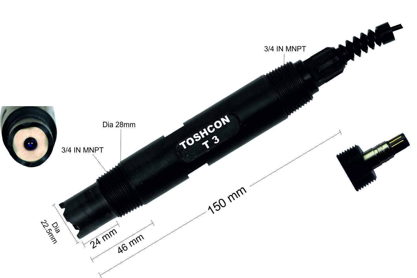 Online pH Electrode T3