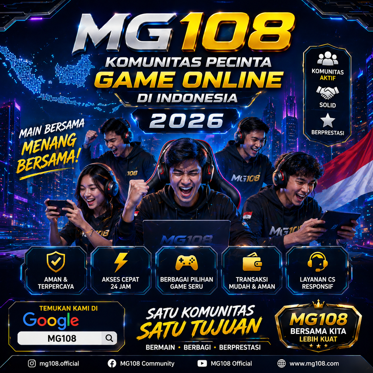 MG108 : Komunitas Pecinta Game Online di Indonesia 2026
