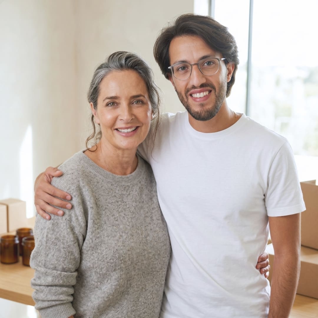 Maria and Tarig, founders of MARL