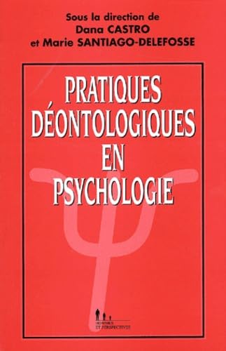 Pratiques Deontologiques En Psychologie