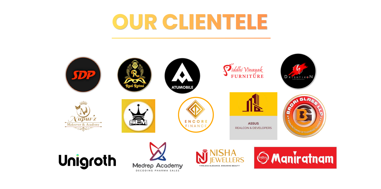 D2 Media Clientele - Business Brands