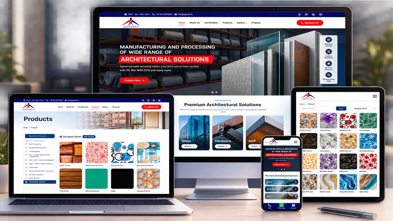 Agituff website designed by D2 Media
