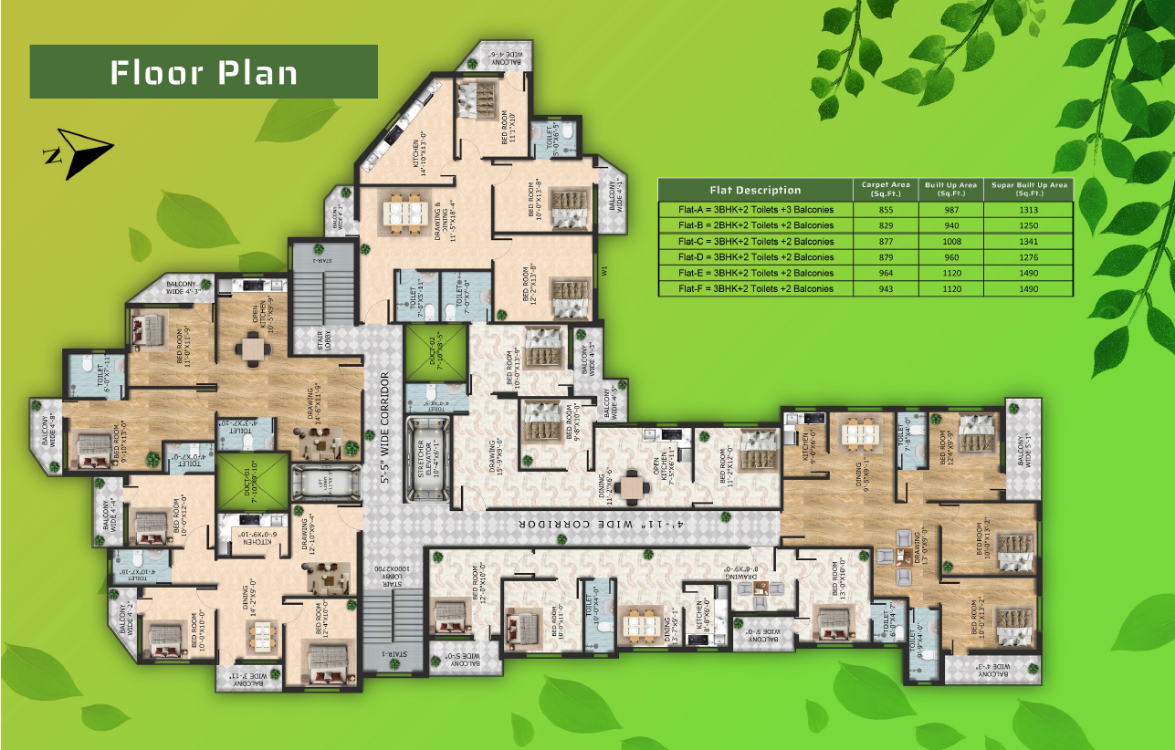 Premium floor plan