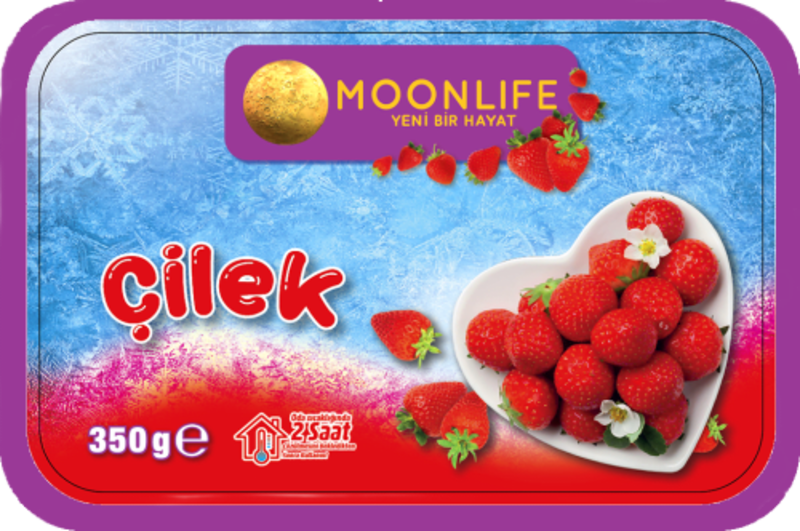 Çilek | Dondurulmuş Gıda Ürünü | My Golden Food Kalitesi | 350 Gram Paket