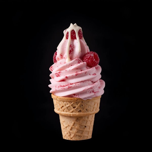 Dondurulmuş Frambuazlı Sütlü Dondurma (Soft Dondurma Stili) Tarifi | Donuk Gıda Tarifi | Dondurulmuş Gıda ile Hazırlanan Tarif