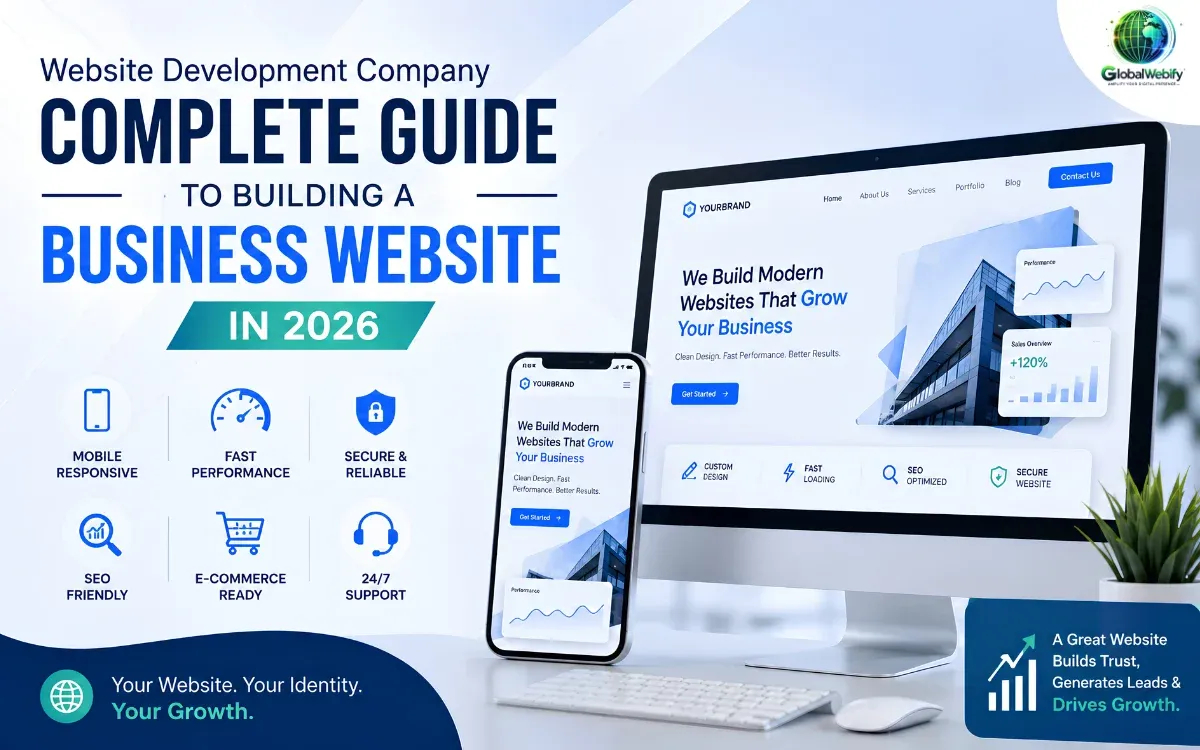 Website Development Company: Complete Guide to Building a Business Website in 2026 - Global Webify Blog Website Development Company: Complete Guide to Building a Business Website in 2026