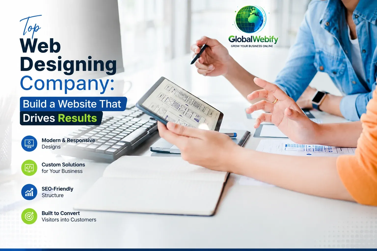 Top Web Designing Company in Noida: Build a Website That Drives Results - Global Webify Blog Top Web Designing Company in Noida: Build a Website That Drives Results