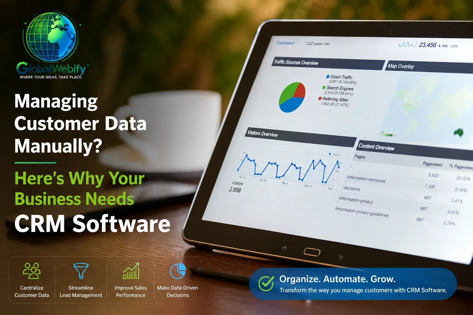 Managing Customer Data Manually? Here’s Why Your Business Needs CRM Software - Global Webify Blog Managing Customer Data Manually? Here’s Why Your Business Needs CRM Software