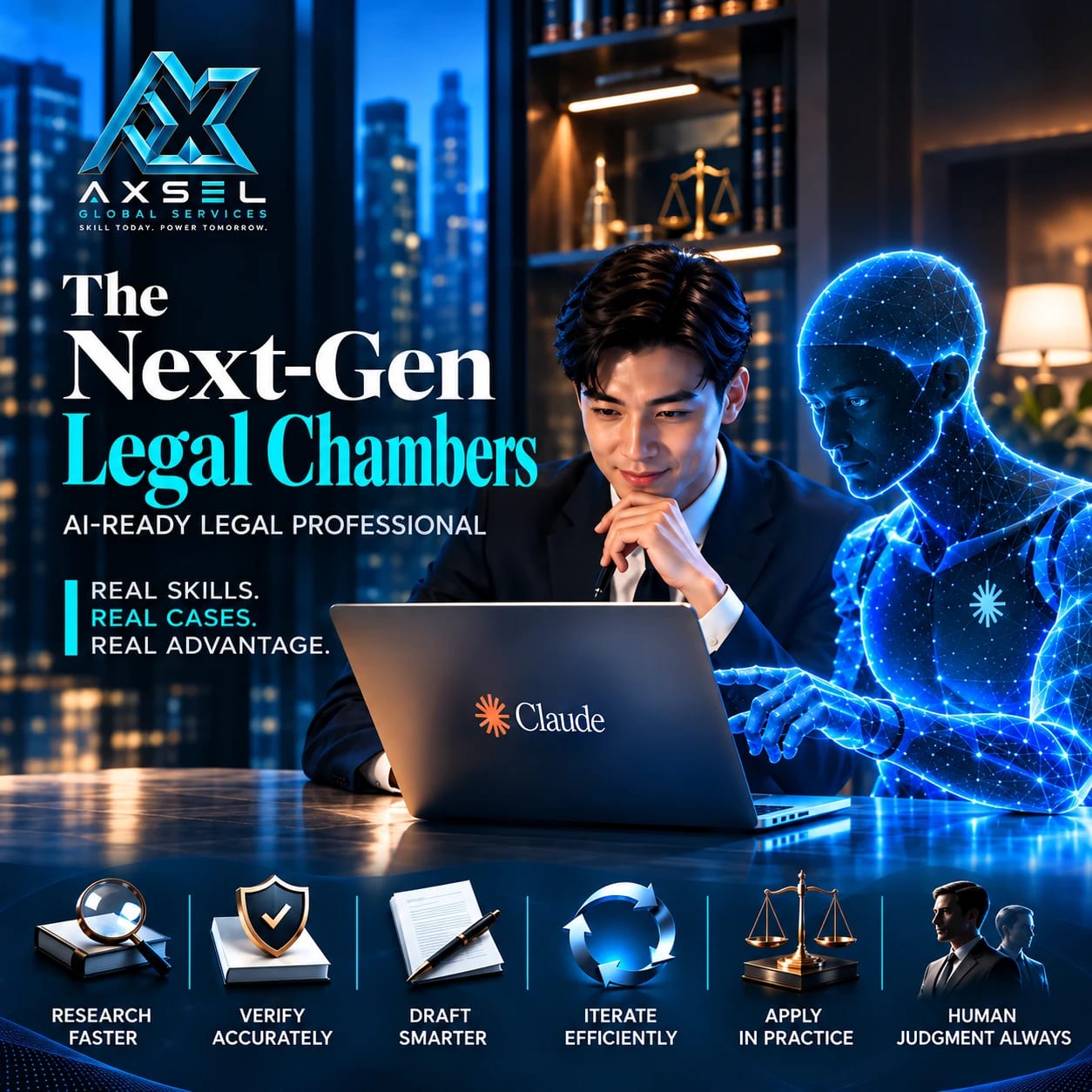 The Next-Gen Legal Chambers, AI-ready legal professional workshop with Claude, 28 November 2026, iSpace TTDI Damansara Kuala Lumpur