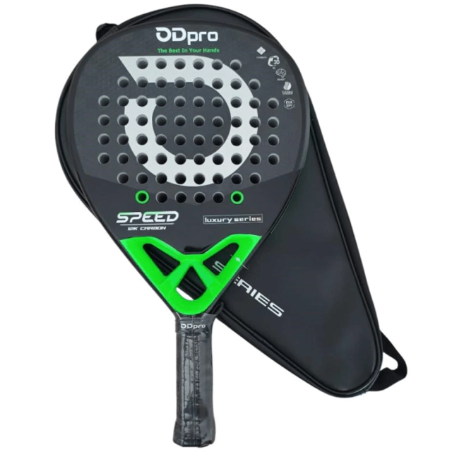 Paleta Odpro Speed Luxury Carbono 12k Lagrima Eva Soft Color Verde