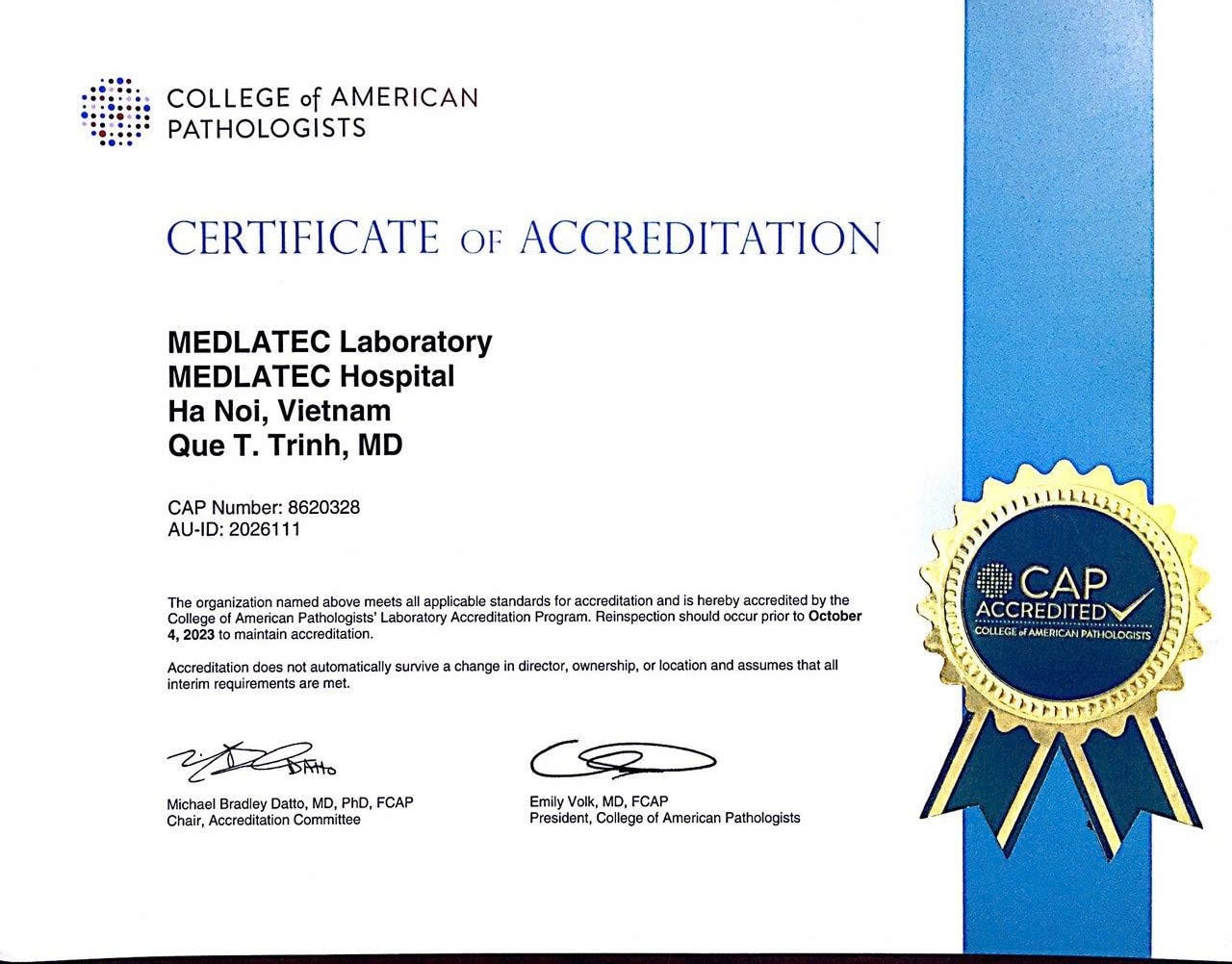 Certificate 1