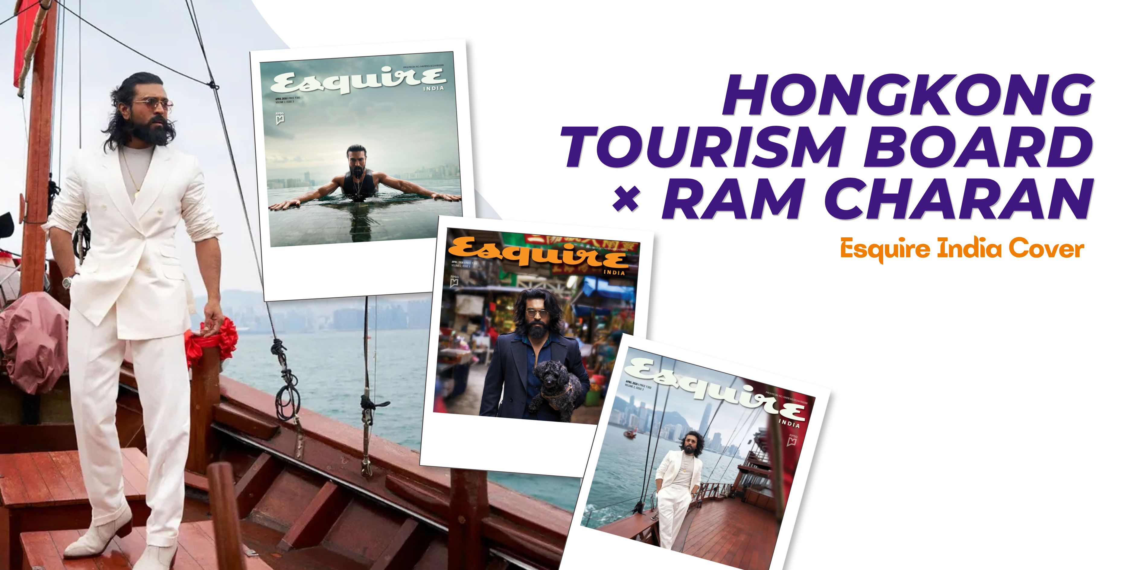 Hong Kong Tourism Board x Ram Charan: Esquire India Cover
