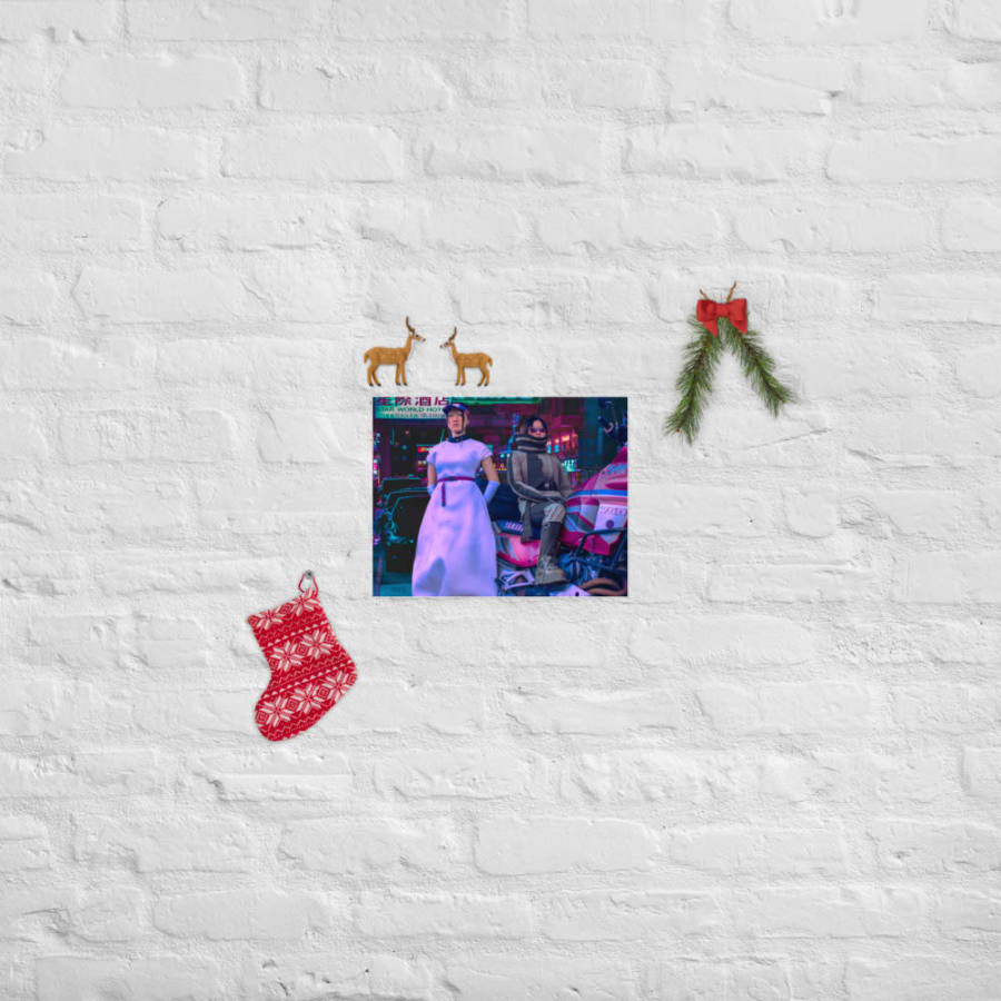 Binary Ballerinas, christmas mockup