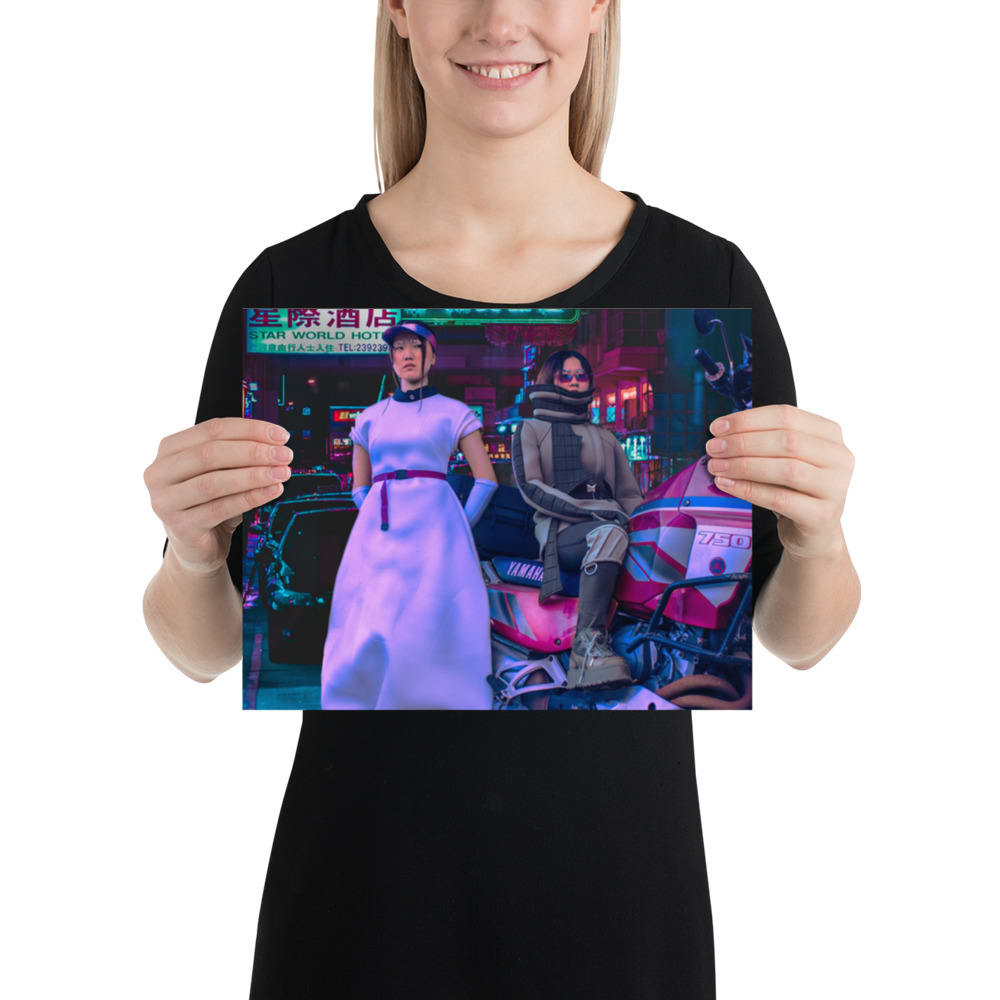 Binary Ballerinas, person mockup