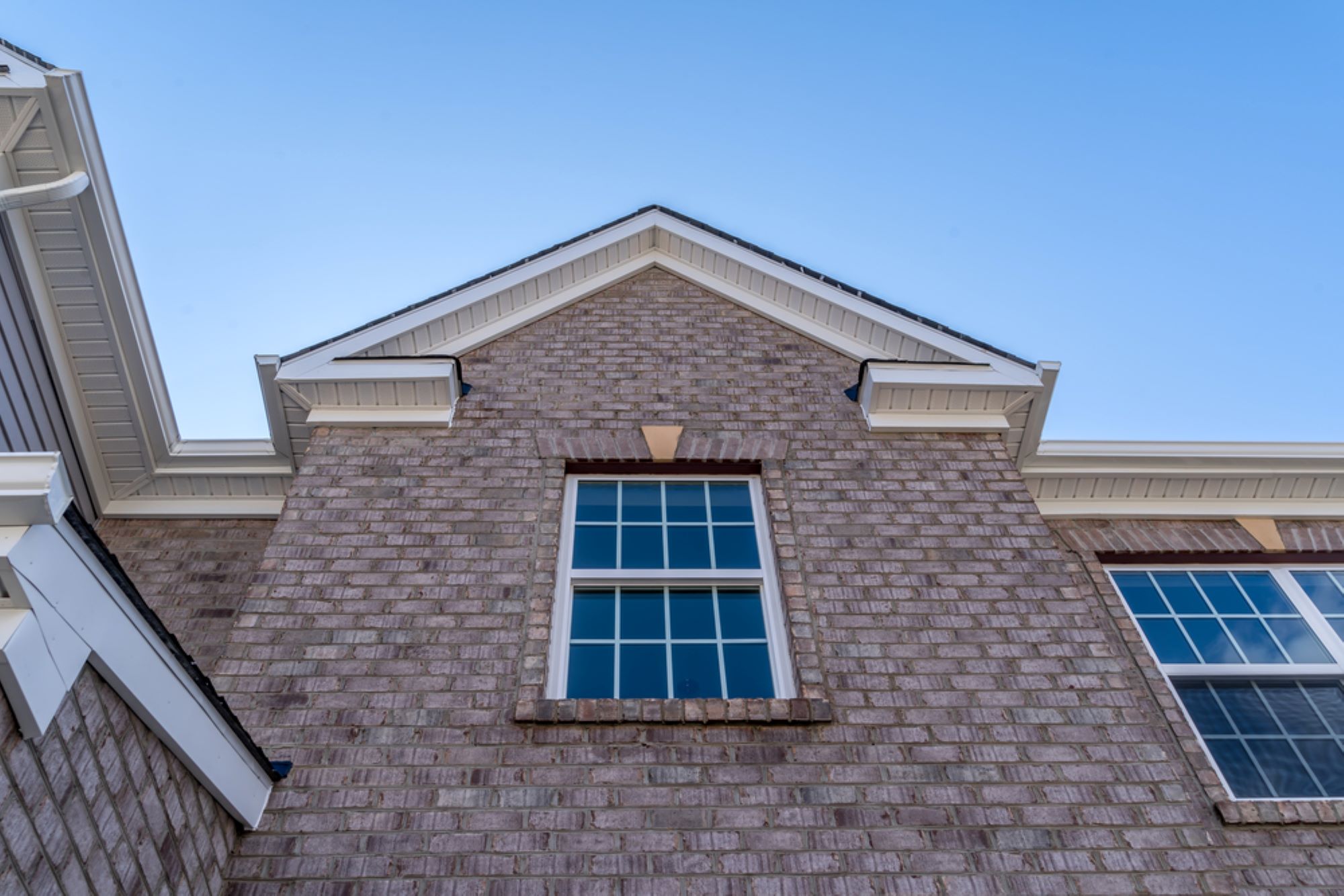 brick house with window